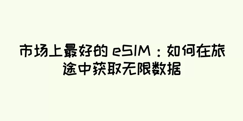 市场上最好的 eSIM：如何在旅途中获取无限数据